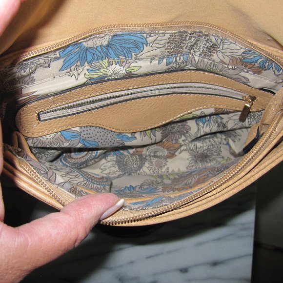 Camel Colored Faux Leather Purse - Picture 4 of 5